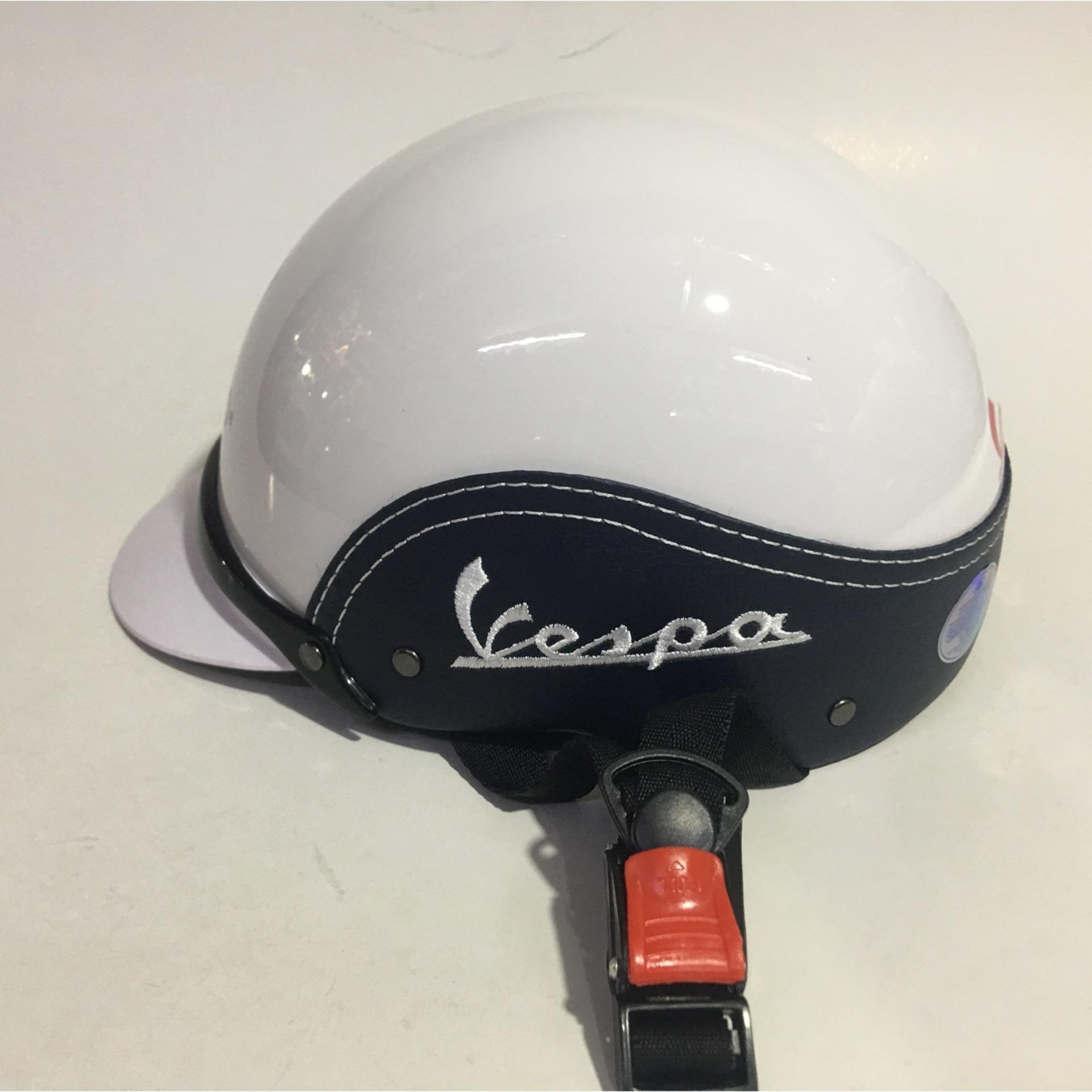 NÓN BẢO HIỂM VESPA ĐẠT CHUẨN-BẢO HÀNH 12 THÁNG-CÓ 4 MÀU