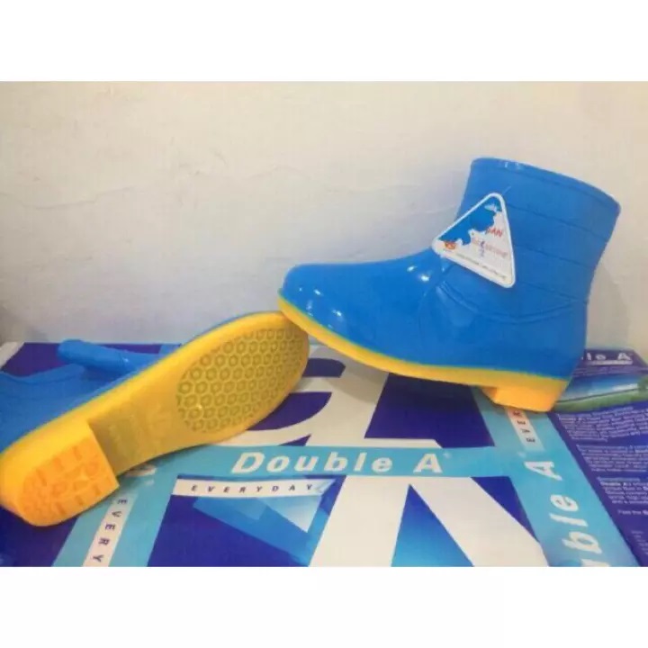 Ủng ngắn làm vườn Hoa San đế vàng size 36-41, ủng ngắn đi mưa, ủng lao động, ủng làm vườn