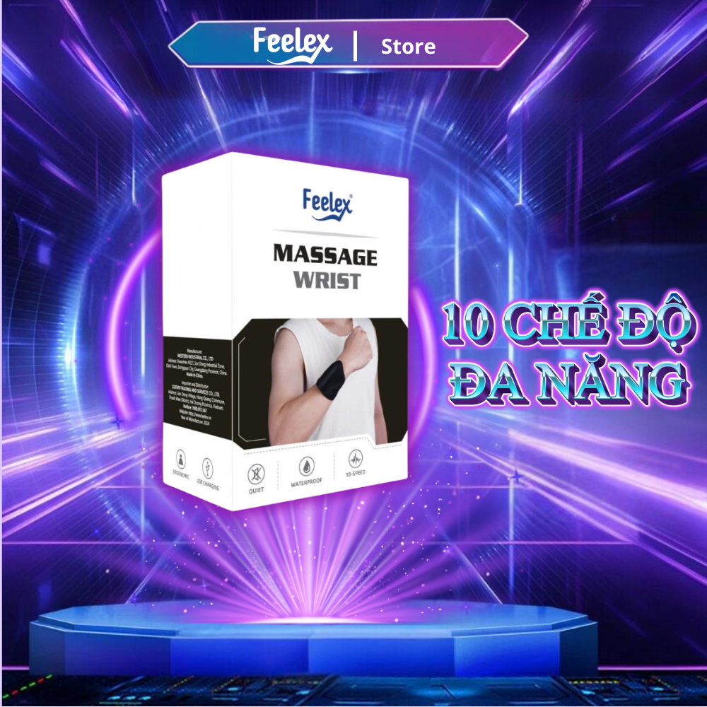 Máy massage nam Feelex wrist 10 chế độ đa năng, tiện dụng, chống thấm nước