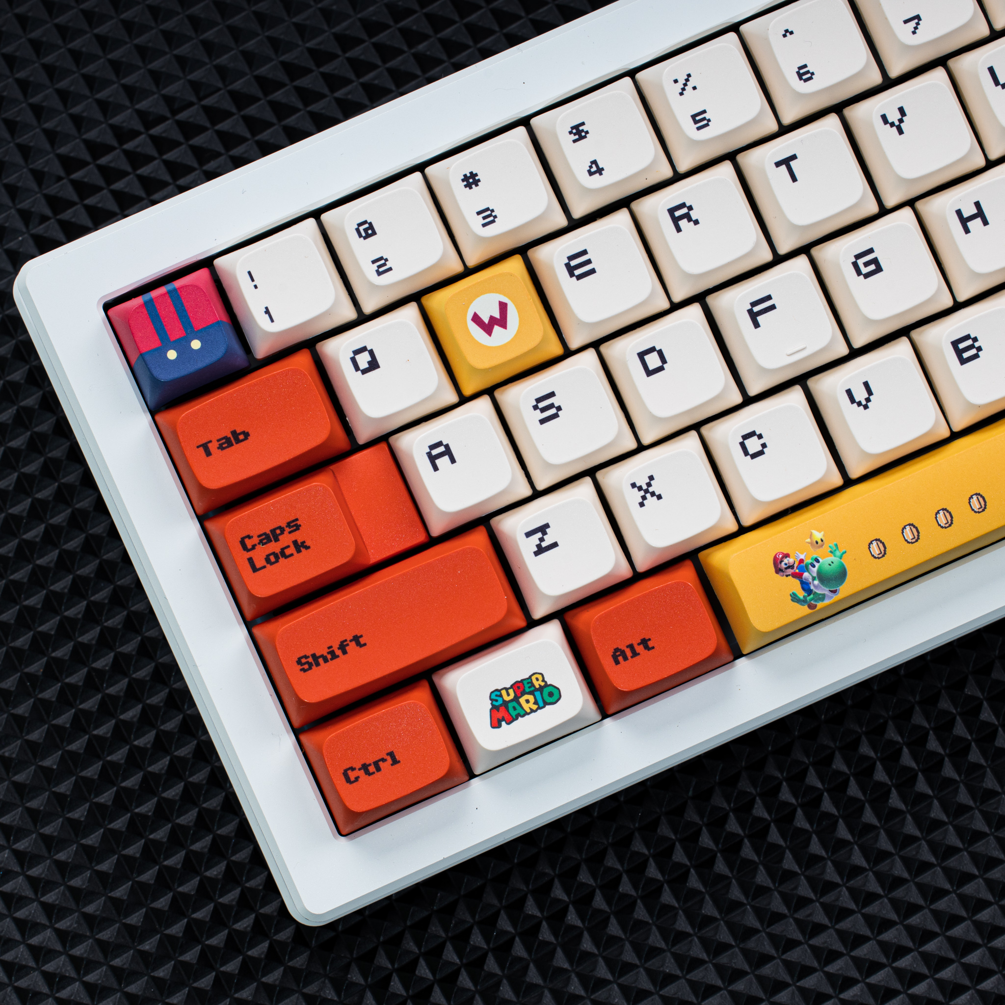 Keycap mario | mario xda | keycap nhựa pbt 144 nút in nhiệt dyesub