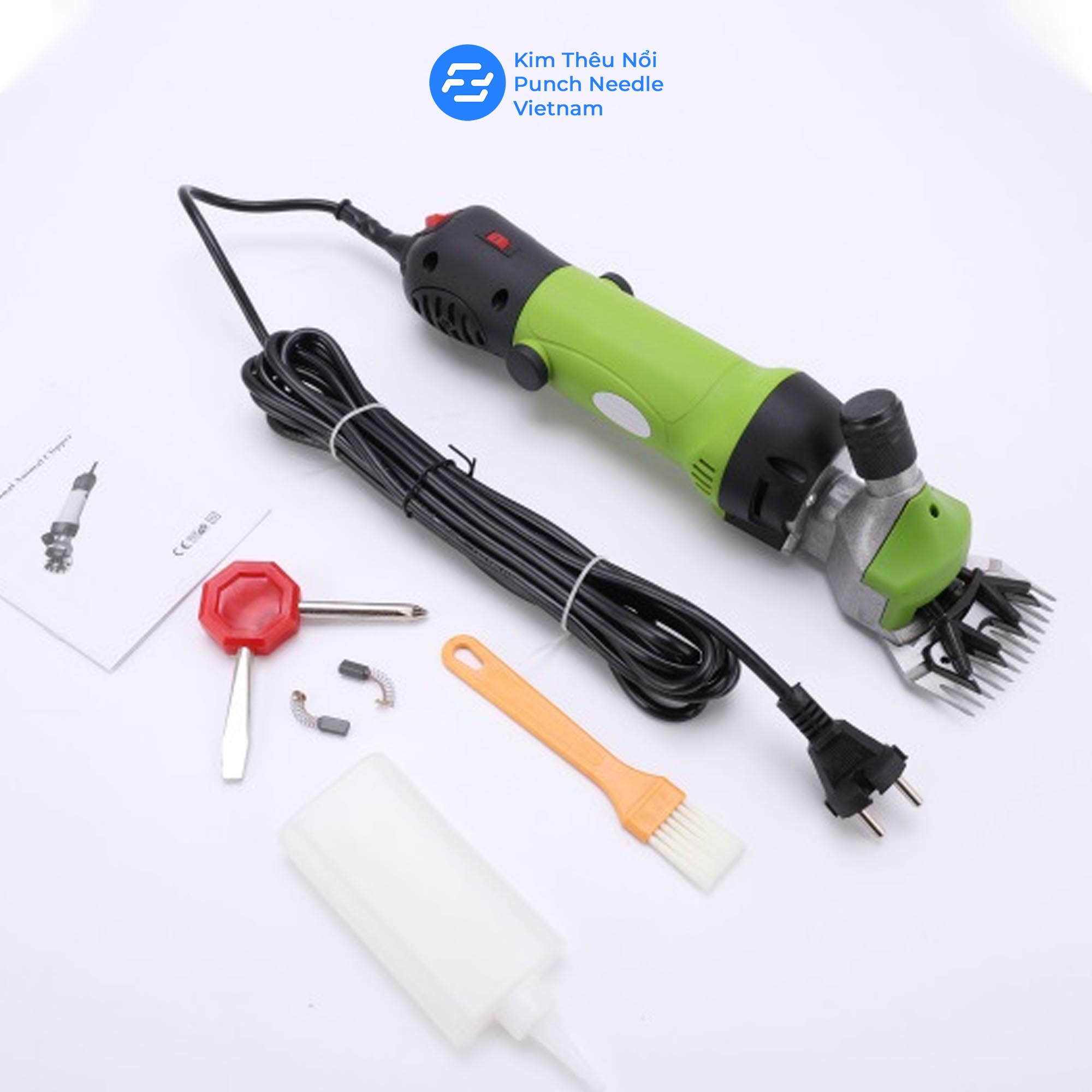 Máy cắt tỉa lông cừu, điều chỉnh 6 tốc độ, đầy đủ phụ kiện - Sheep Shear Machine, 6 speed levers