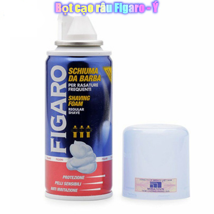 Bọt cạo râu dưỡng ẩm và làm mềm da Figaro Cao cấp Italy 100ml - Hàng chính hãng