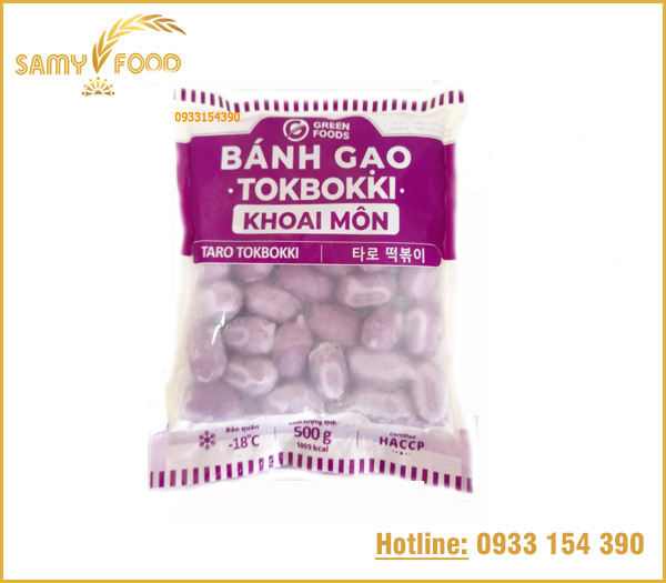 Bánh gạo nhân khoai môn green foods 500g