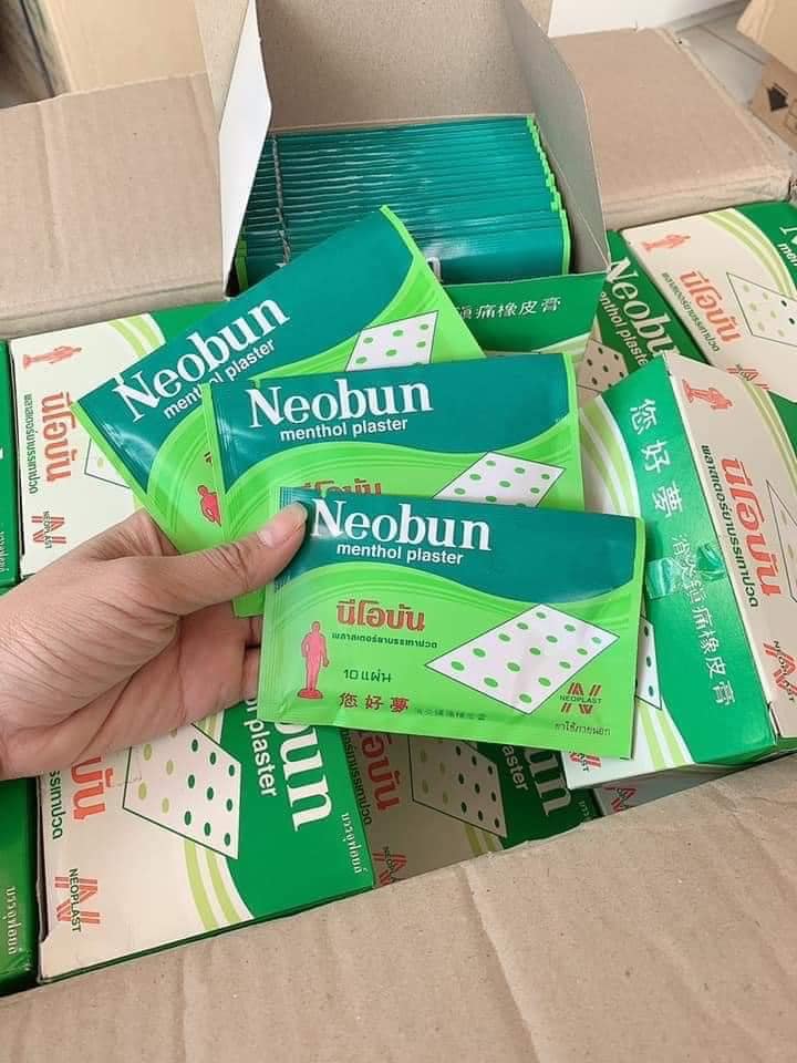 Combo 5 gói Cao Dán Giảm Đau NEOBUN Thái Lan