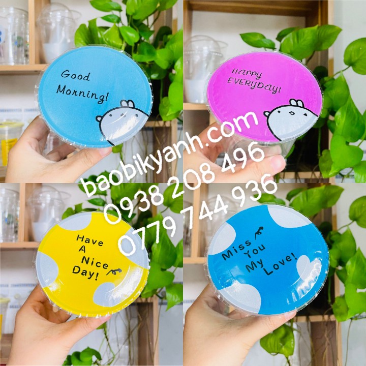 Cuộn màng ép nắp ly, màng dán nắp ly, màng dập cốc, keo dán ly