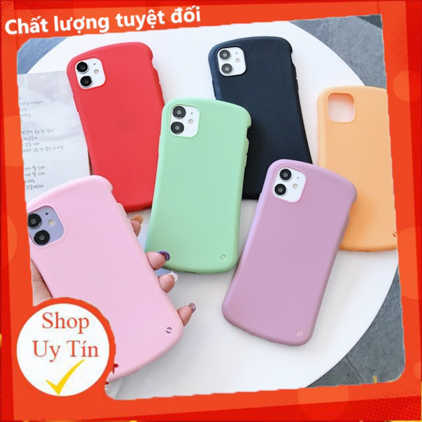 Ốp iphone dẻo màu trơn viền cong 6plus/6splus/7plus/8plus/X/Xs/Xsmax/11/11promax