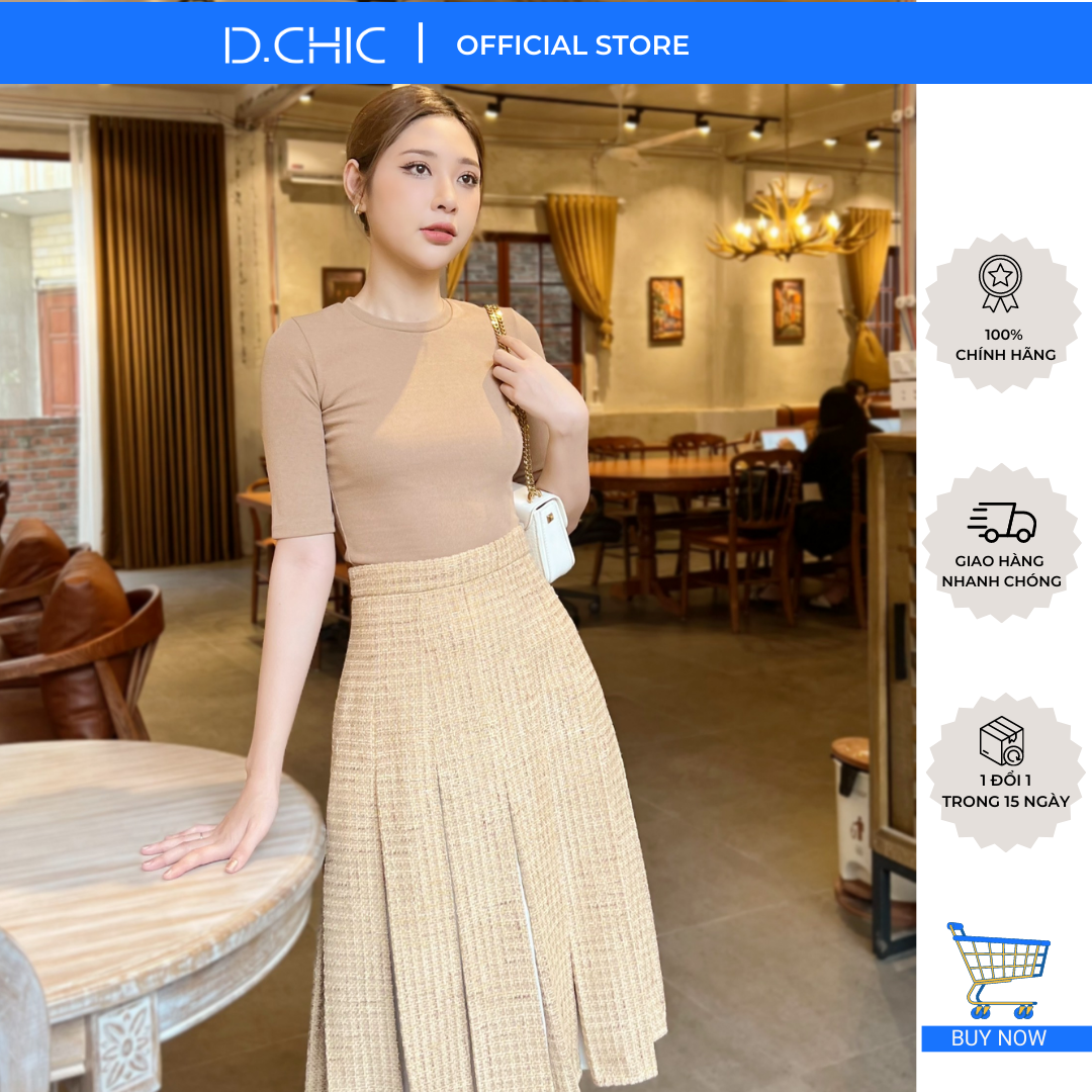 D.chic áo phông thun tăm croptop tay lỡ ms: 186010