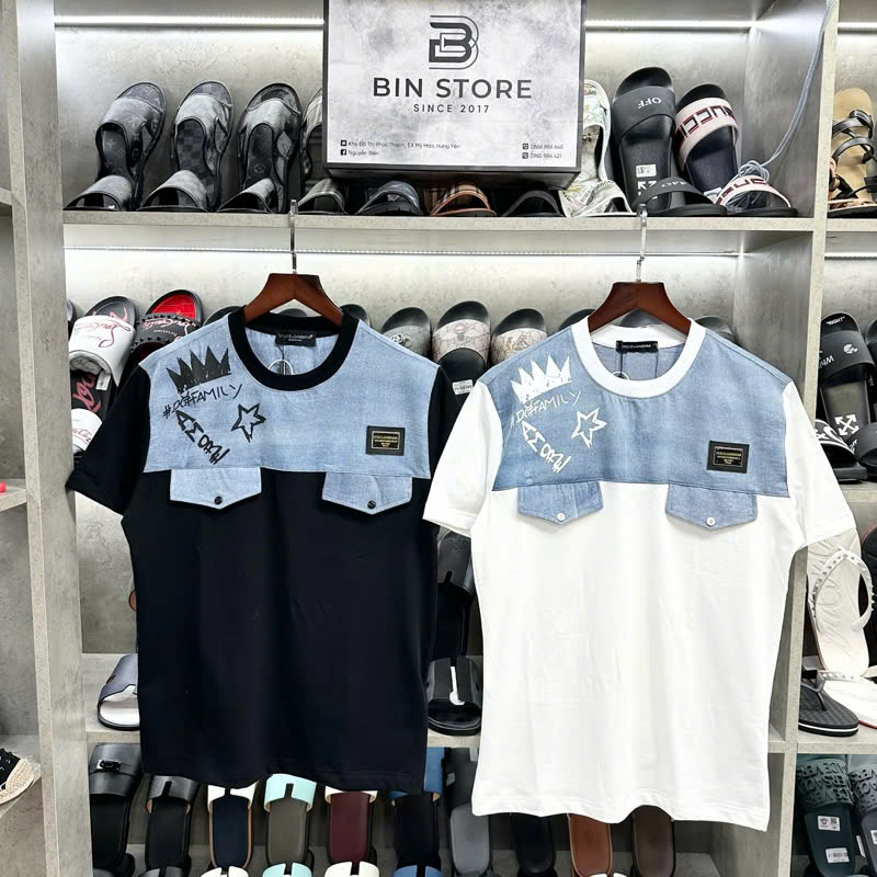 áo thun Áo phông vai phối bò  Áo phông nam nữ tay lỡ form rộng  , chất cotton poly mịn