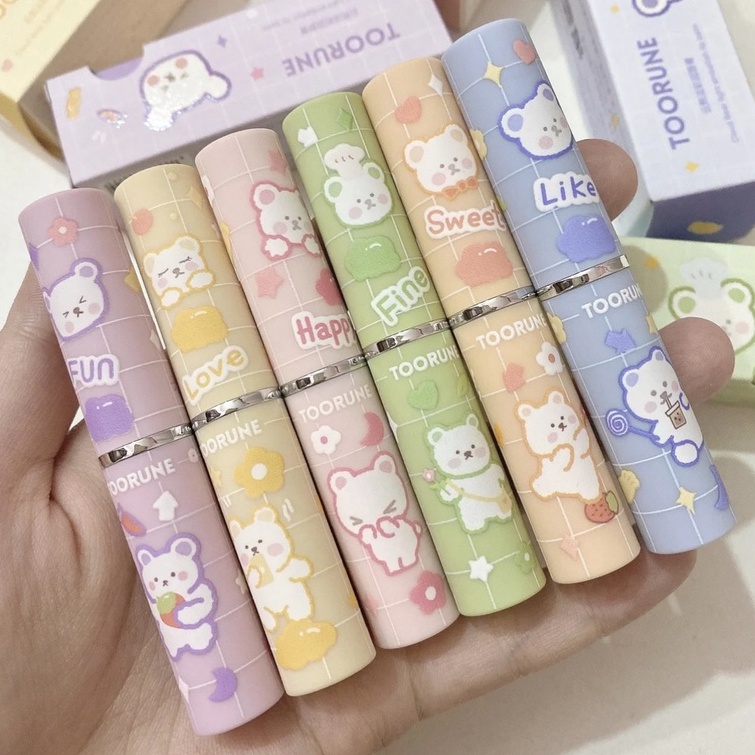 [TOORUNE] Son dưỡng có màu Toorune Love Bear