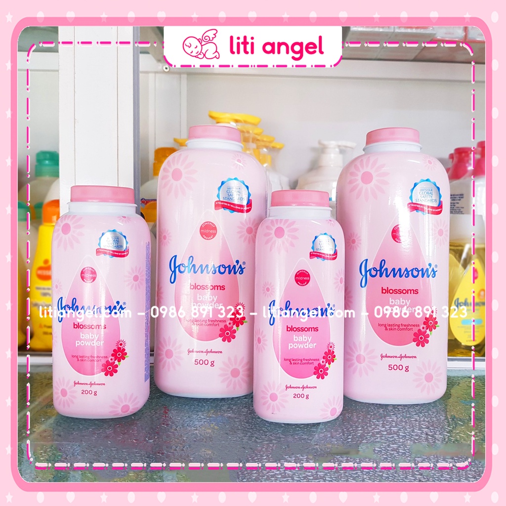 Phấn thơm em bé johnson's baby hương hoa 10g - 180g - 380g - phấn rôm cho bé sơ sinh