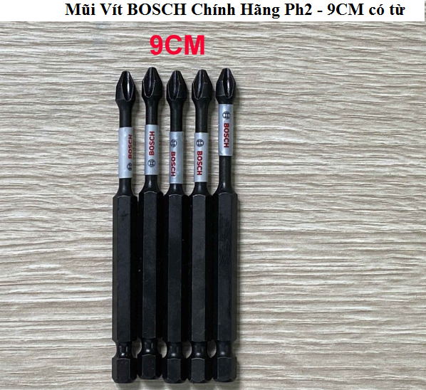 Bộ 5 mũi vít boss chính hãng nhập ph2 9cm