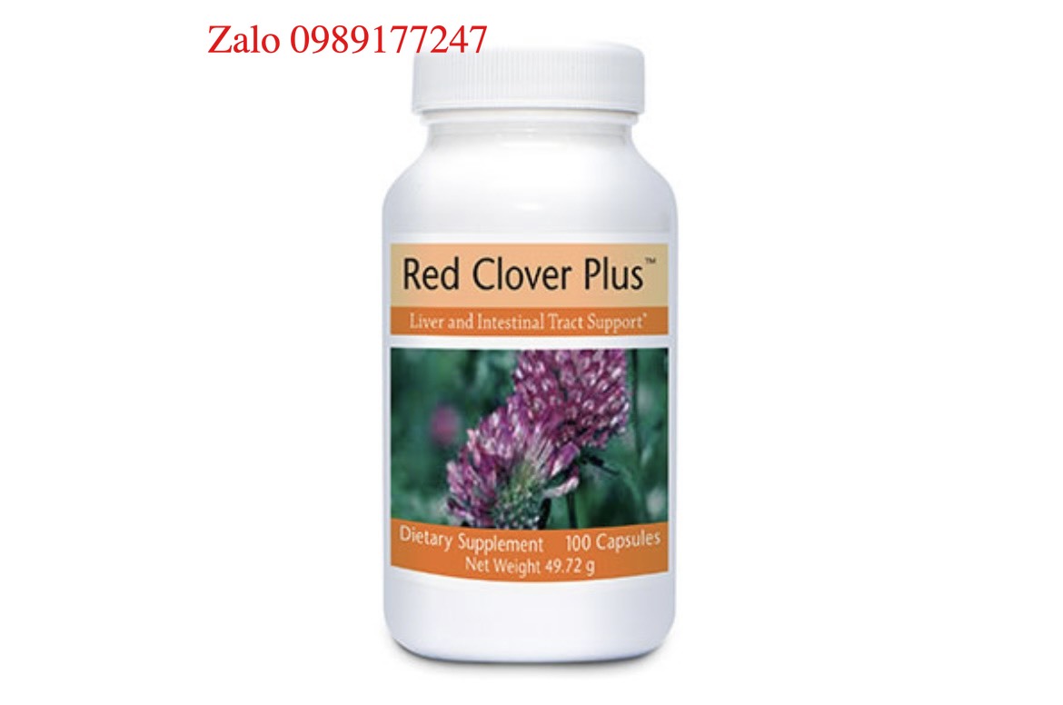 Red clover unicity thải độc gan 100 viên - bomveoshop 1
