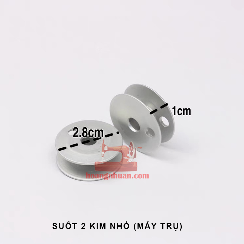 Suốt máy 2 kim nhỏ dùng cho máy trụ