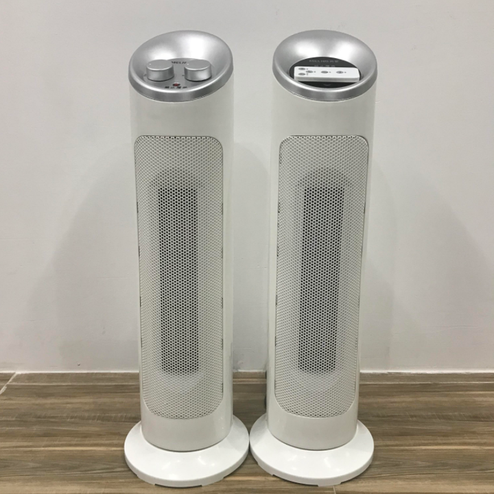 Quạt sưởi gốm xoay 180 độ Meiling MDN-RN03T-R có điểu khiển, hẹn giờ công suất 2000W, có hình ảnh thực tế