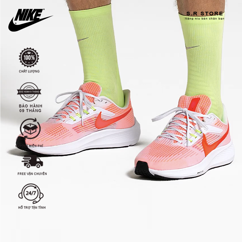 Giày Đôi Nam, Nữ NIKE AIR ZOOM PEGASUS 39 - Giày Thời Trang Thể Thao Chạy Bộ  + Tặng tất Nike Chính 