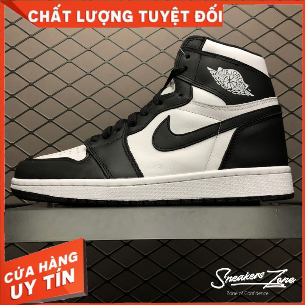 (FREESHIP+HỘP+QUÀ) Giày Thể Thao AIR JORDAN 1 Retro High Black White Đen Trắng Cổ Cao Cực Phong Cách