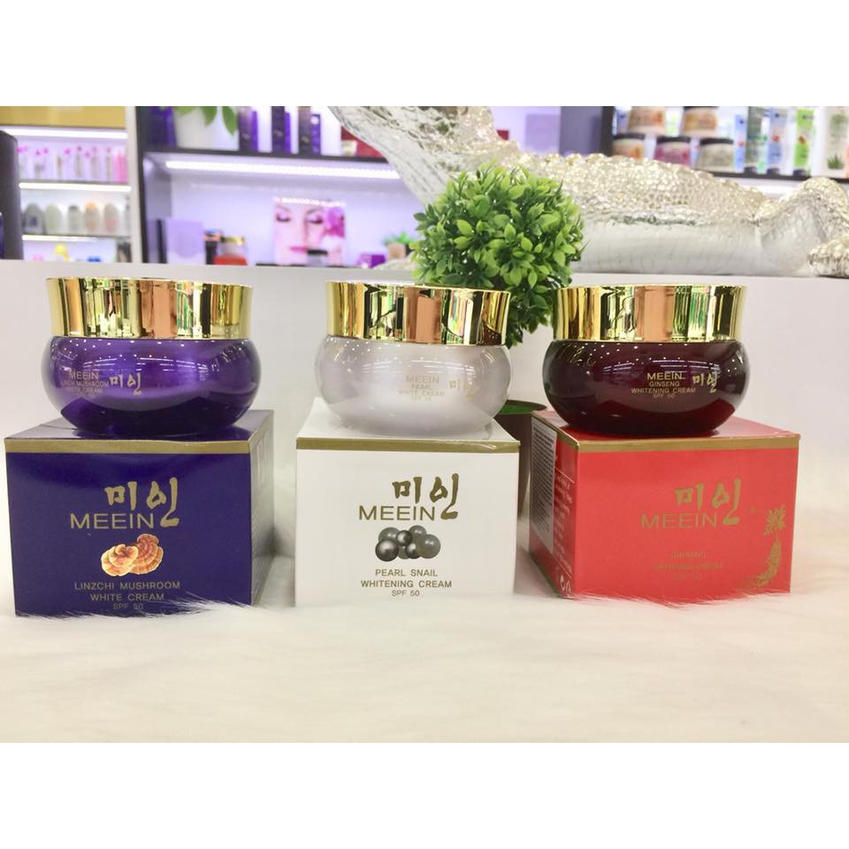 Kem dưỡng trắng da Meein Whitening Cream Spf50