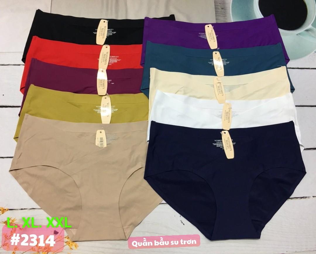 Combo 10 quần lót su cạp chéo dành cho mẹ bầu