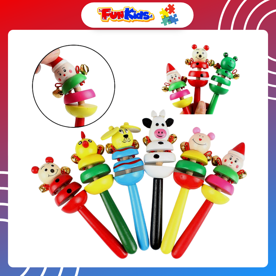 Đồ chơi trẻ em âm nhạc xúc xắc động vật ngộ nghĩnh giúp phát triển cảm quan và trí não cho bé từ 0 tuổi trở lên