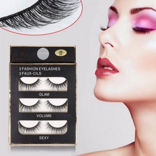 Mi giả lông chồn 3d siêu hót tặng keo dán mi