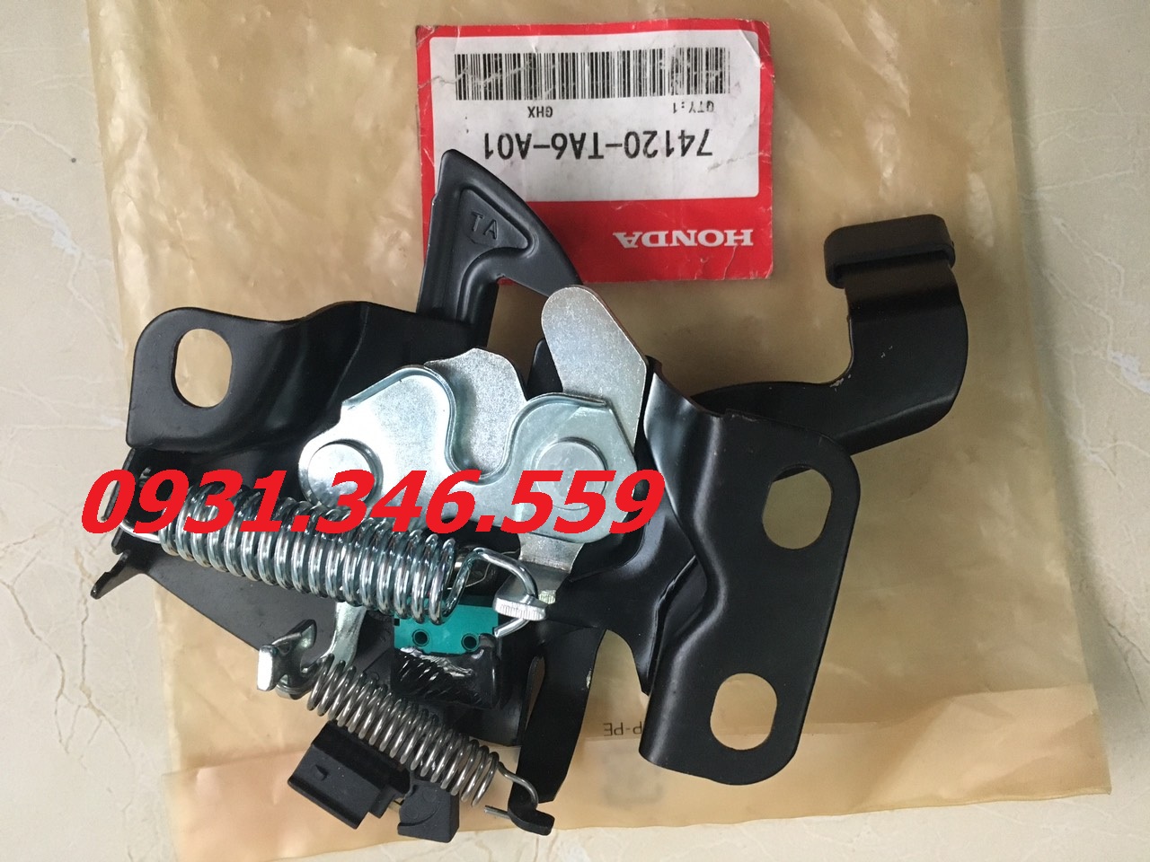 Ổ khóa nắp capo Honda Accord 2008-2009-2010-2011-2012/ 74120-TA6-A01