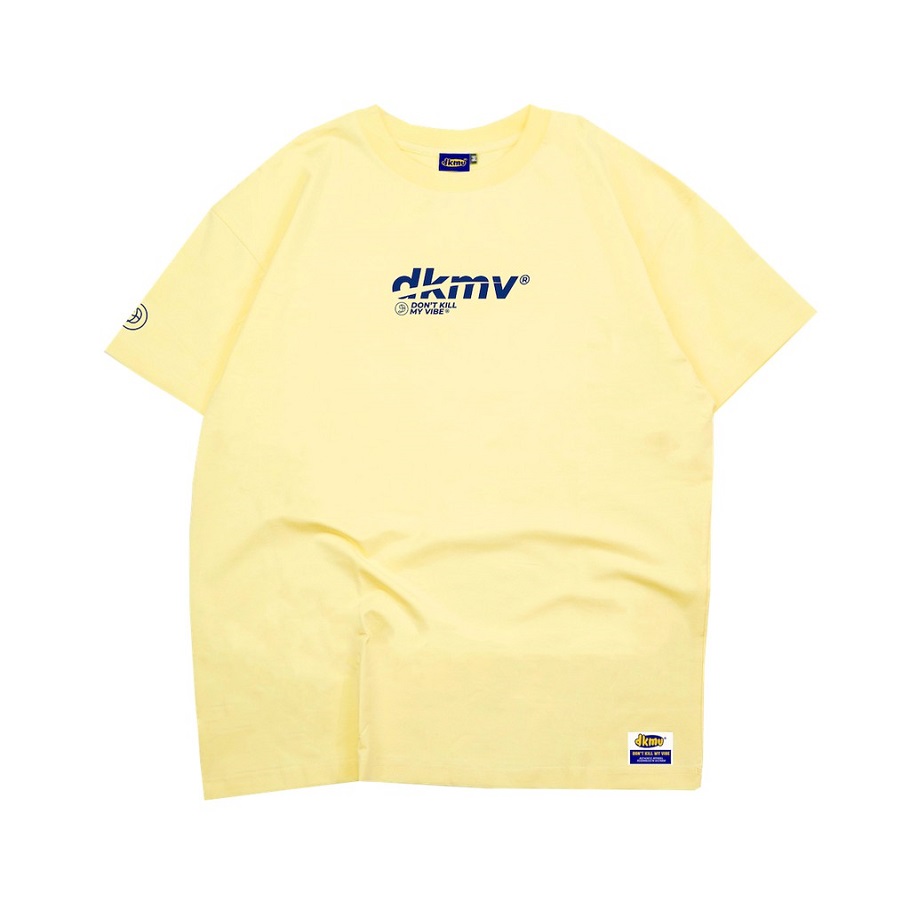 Áo phông nữ cute local brand màu vàng DKMV Tee Logo-Yellow | K02-T7