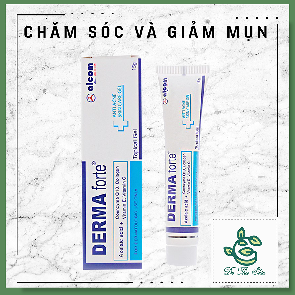Dermafort chính hãng 15g giảm thâm mụn, sáng da, dạng gel hỗ trợ tốt cho các loại da