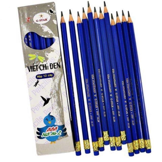 BÚT CHÌ ĐEN H2B ( 12 CÂY /HỘP) GSTAR