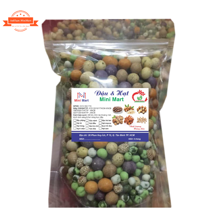 500Gram Đậu phộng 5 vị siêu ngon