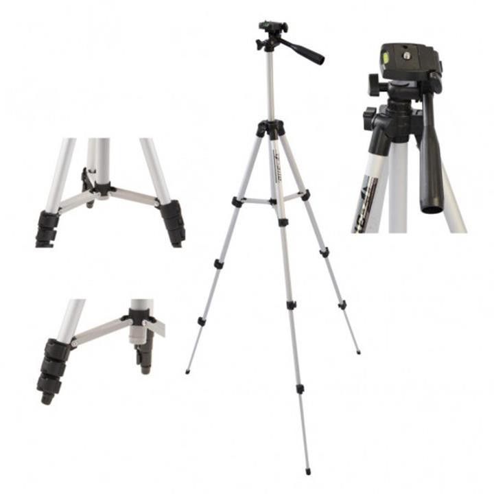 Tripod cho máy ảnh và điện thoại 3110 3120 Gậy chụp ảnh 3 chân hợp kim chắc chắn, xoay ngang dọc dùng quay phim chụp ảnh