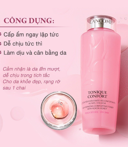 Nước hoa hồngToner Tonique Confort Toner 125ML - spa88