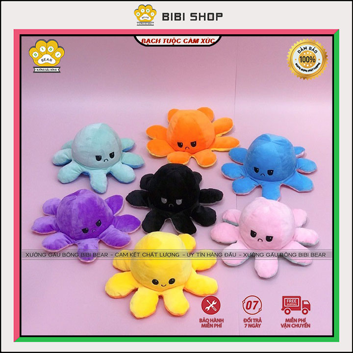 Bạch tuộc cảm xúc nhồi bông cao cấp