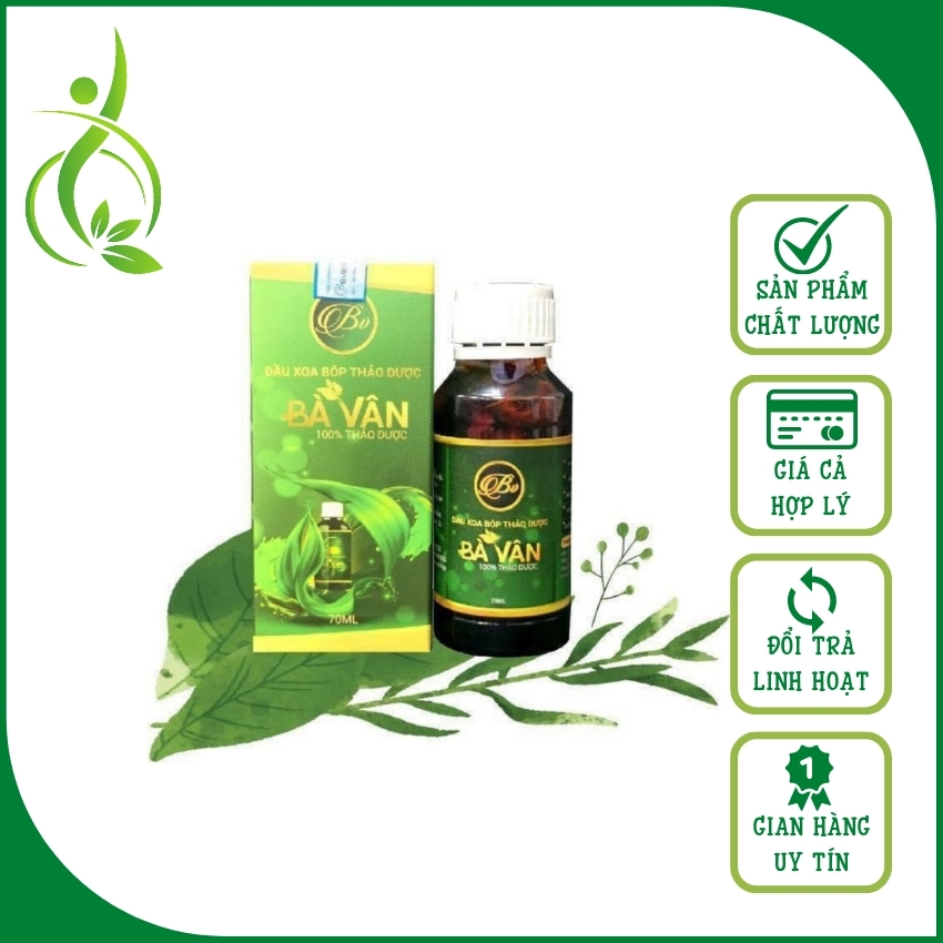 Dầu xoa bóp thảo dược bà vân giảm đau nhức xương khớp - axu herbal store