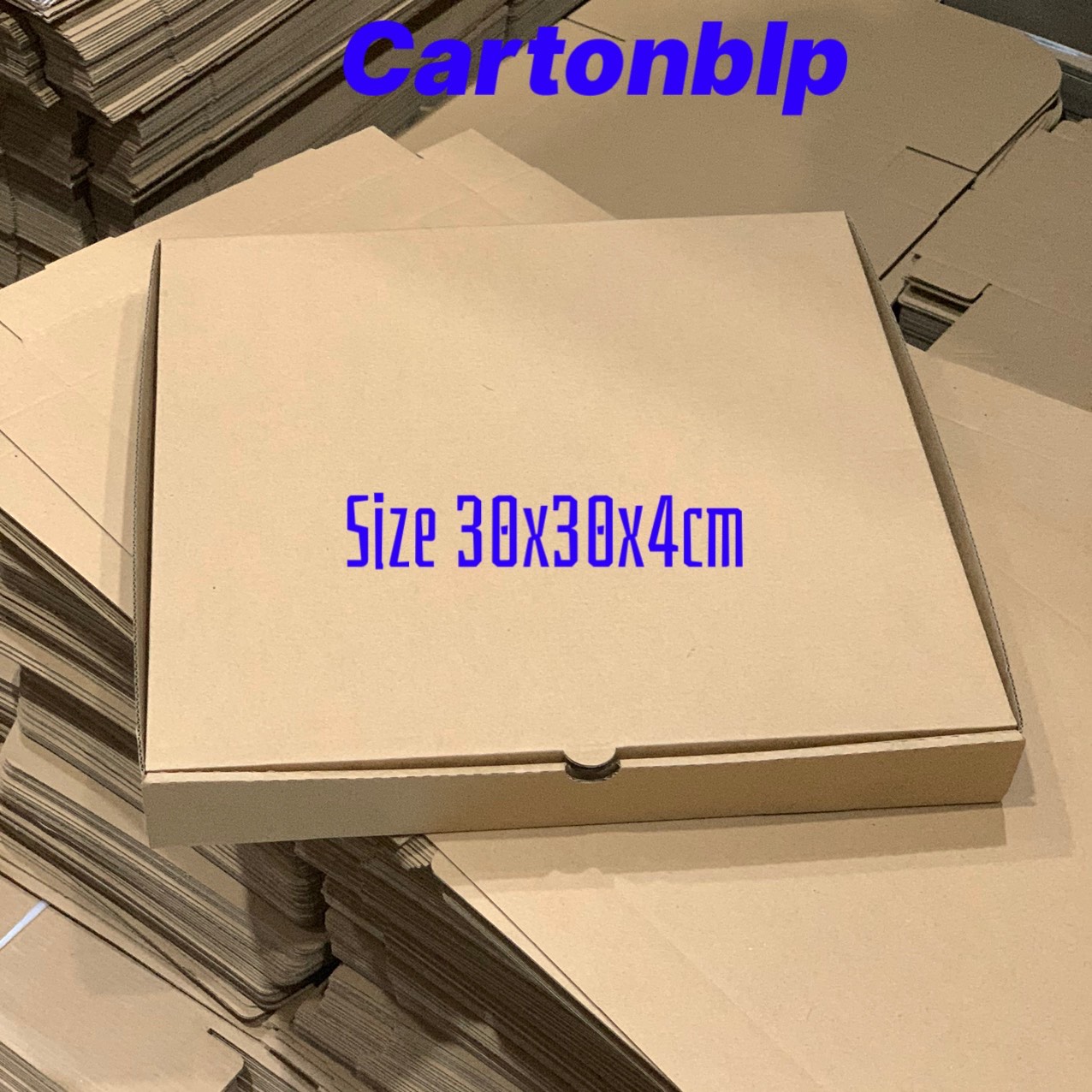 hộp đựng bánh pizza size 32x32x4 bộ 10 hộp carton