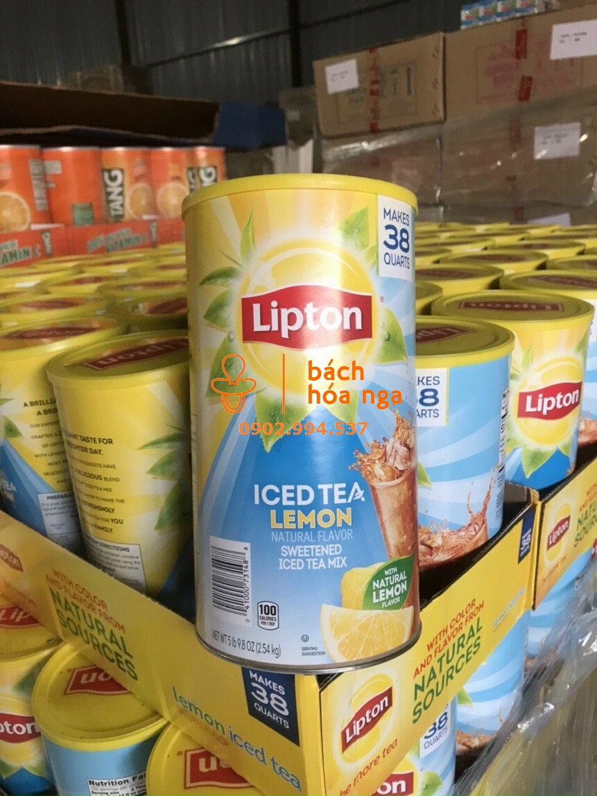 Bột trà chanh Lipton Ice tea lemon 2.54kg