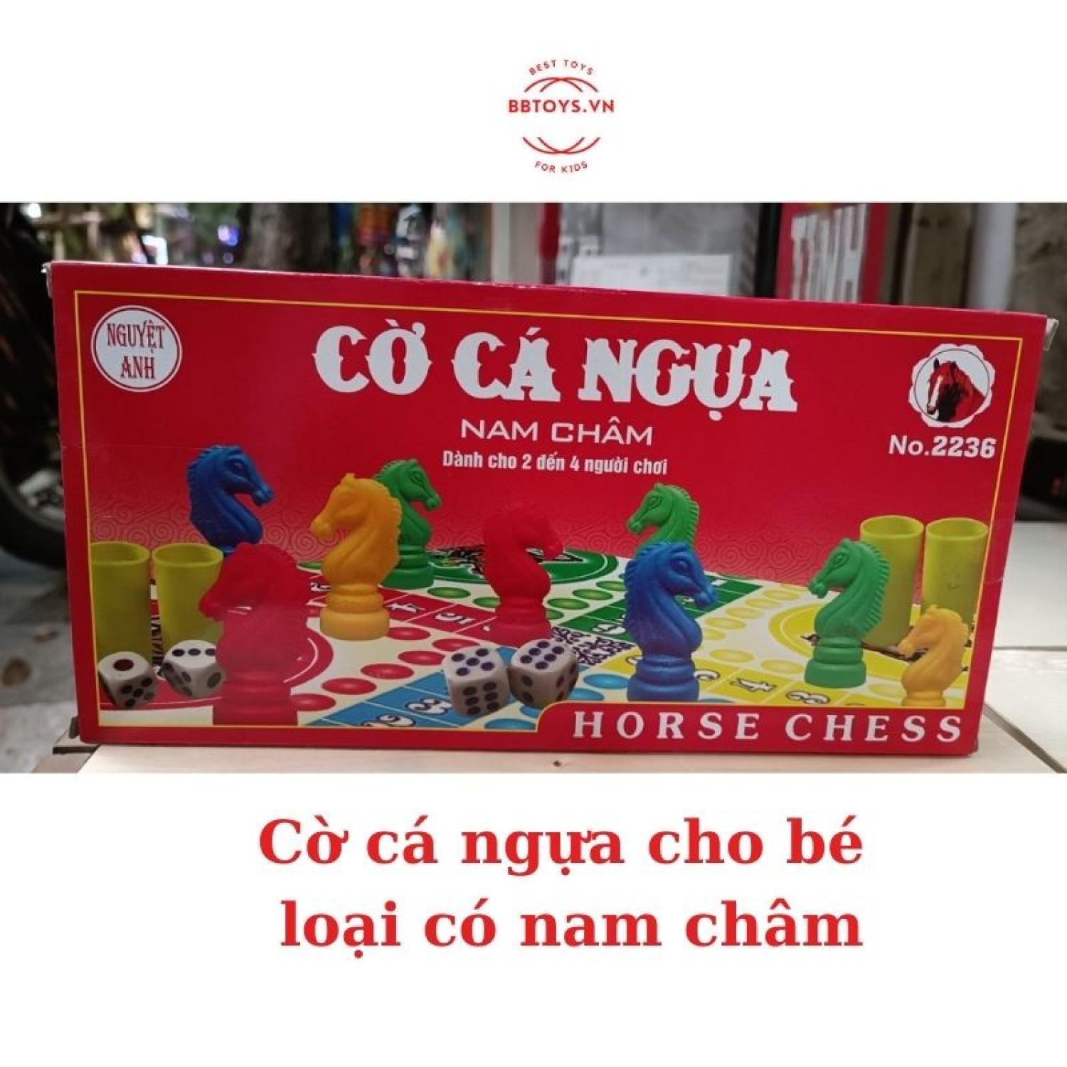 Bộ cờ cá ngựa loại nam châm cho bé