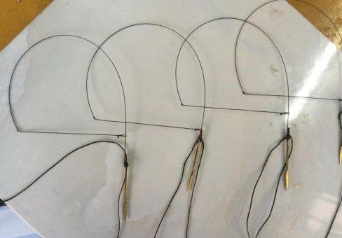 2 bộ giò bẫy cu gáy chân đồng, cáp inox