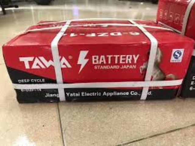 Ắc quy Tawa 12V - 12A sử dụng cho xe đạp điện ( 1 bình)