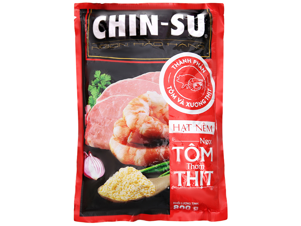 Hạt nêm Chinsu tôm thịt cao cấp gói 2 kg/900g