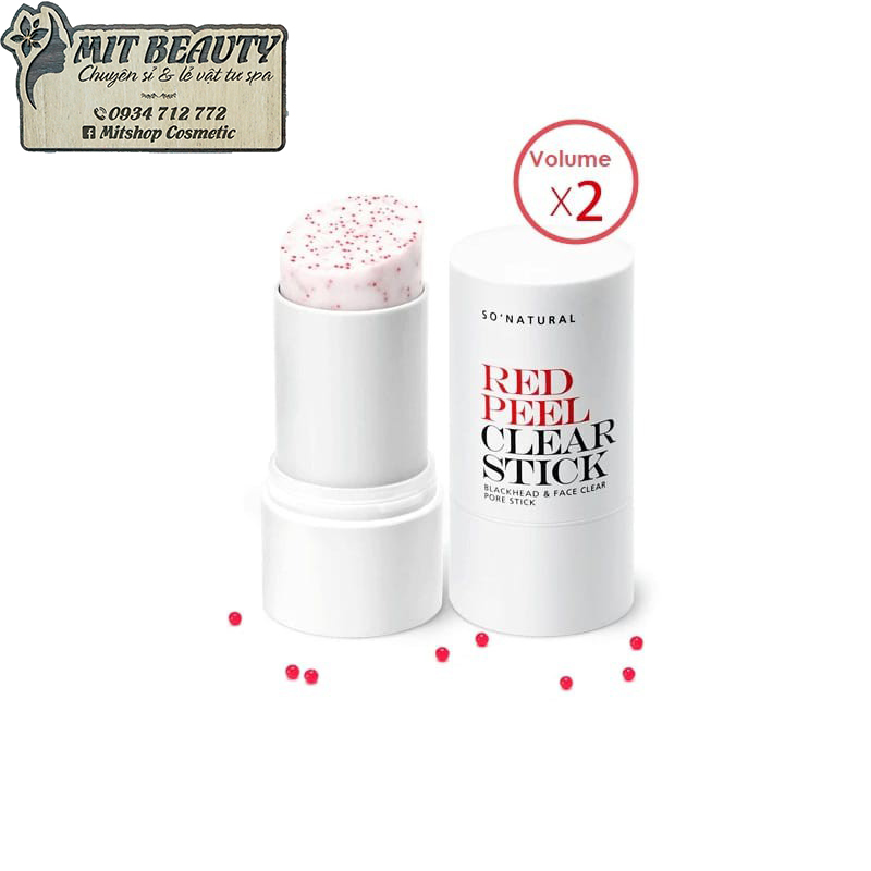 Thanh lăn mụn đầu đen red peel clear stick pore blackhead & face