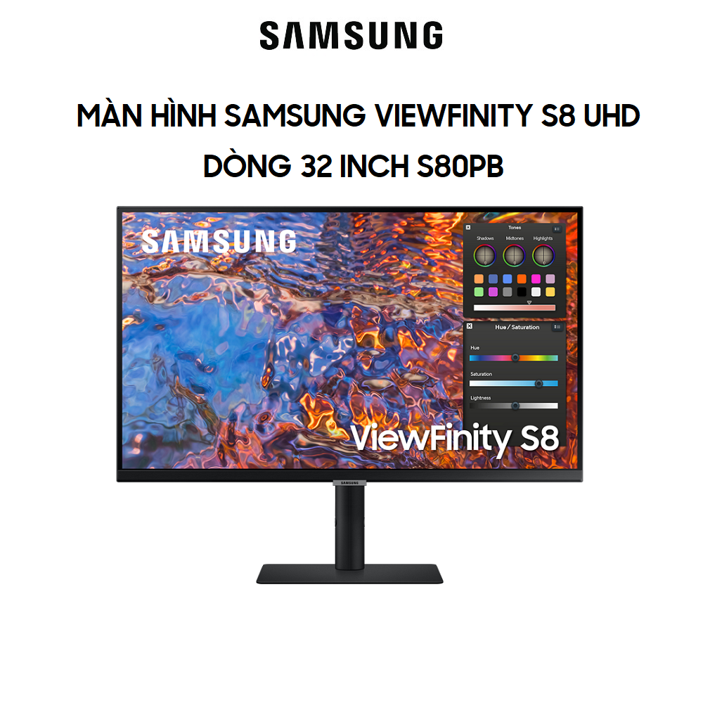 Màn hình samsung viewfinity s8 32inch 4k uhd 3840x2160 60hz ips hdmi dp - hàng chính hãng - bảo hành 24 tháng