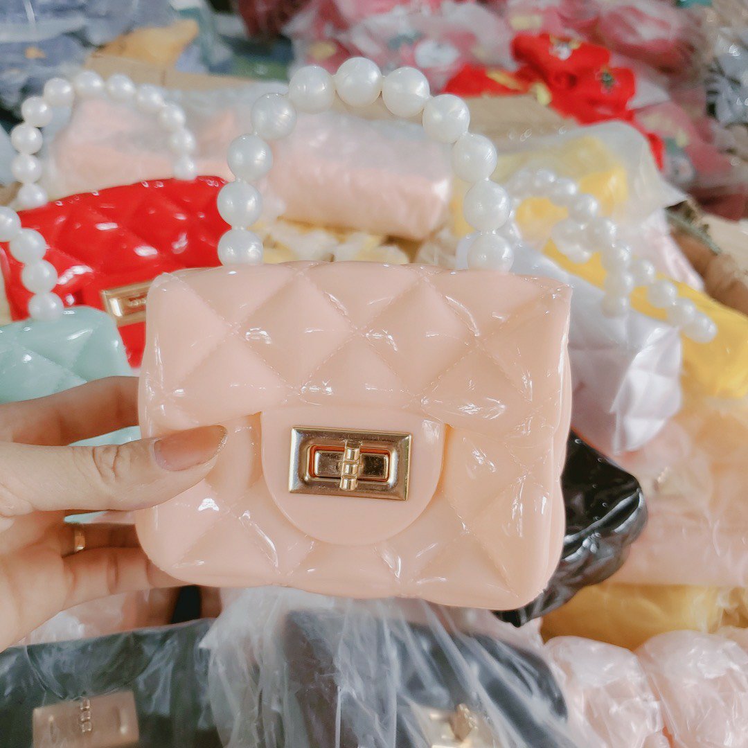 Túi mini quai ngọc xinh xắn cho bé