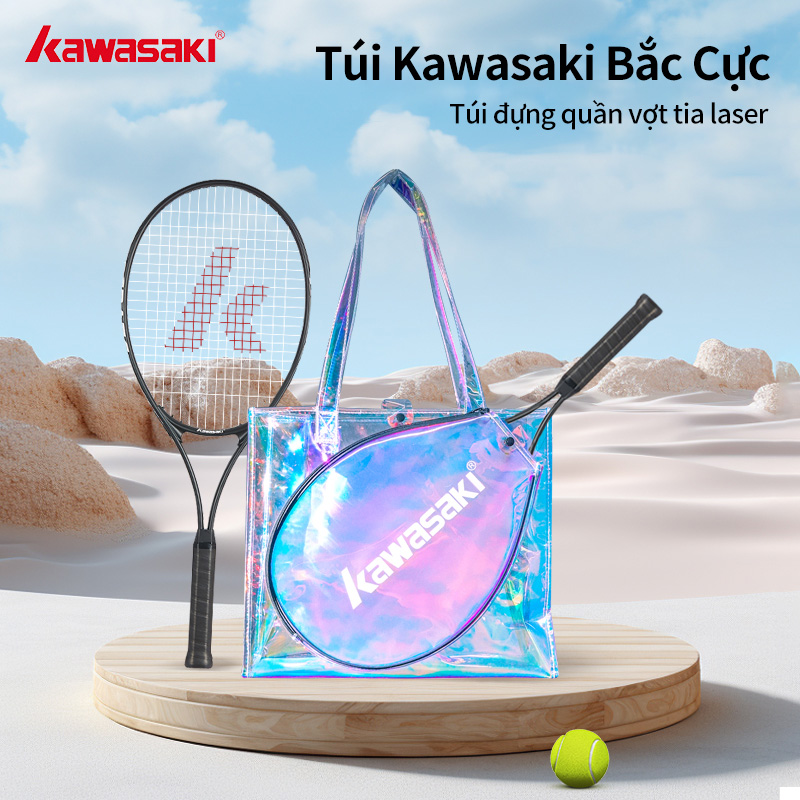 Kawasaki Aurora Laser, Túi Cầu Lông,Túi Tennis, Túi Xách Đeo Một Bên Vai, Cầm Tay, Đa Chức Năng, Dung Lượng Lớn, Thích Hợp Cho Thể Thao Và Thể Dục, Thiết Bị Ngoài Trời,