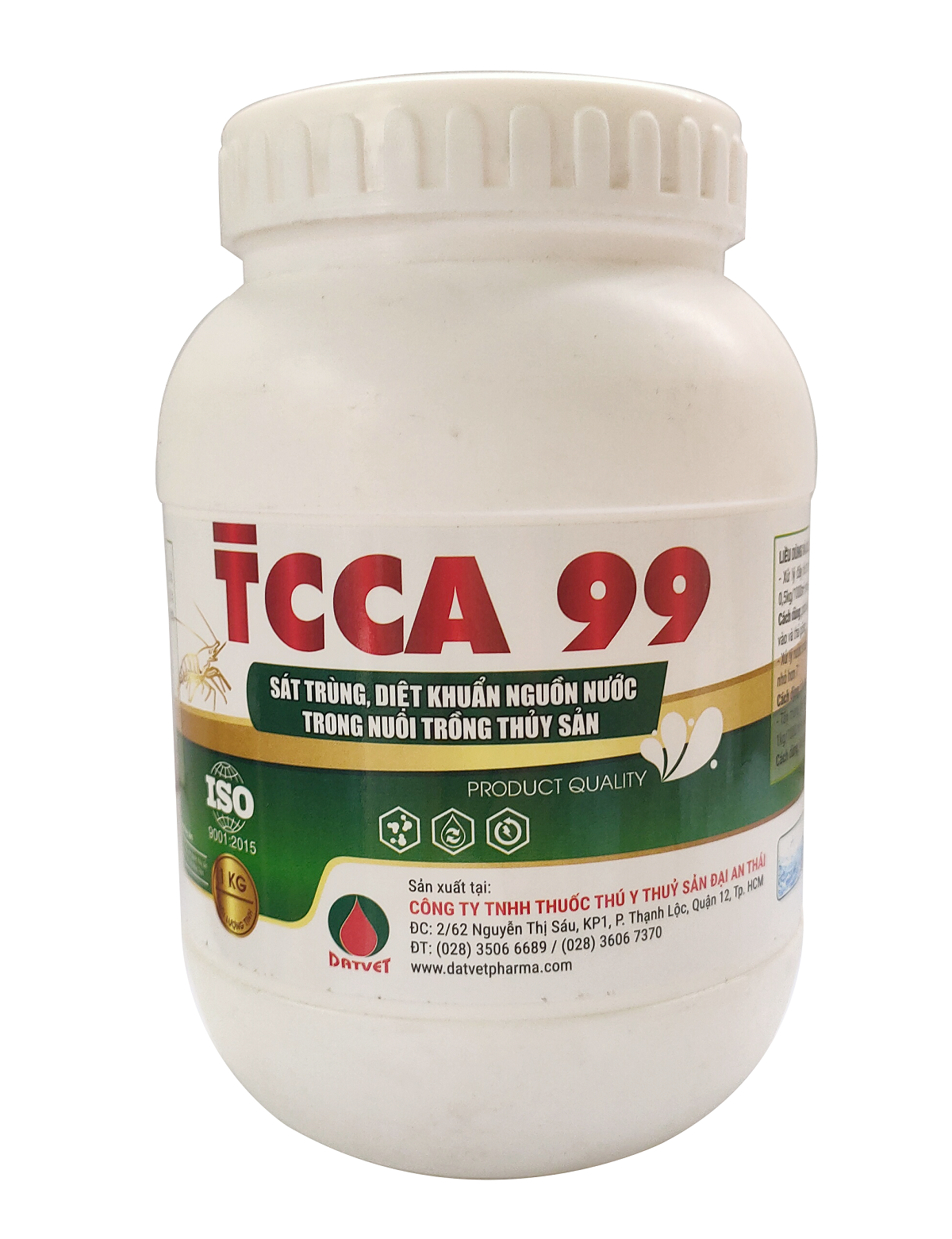 Tcca : sát trùng diệt khuẩn trong ao nuôi tôm cá // tcca 99