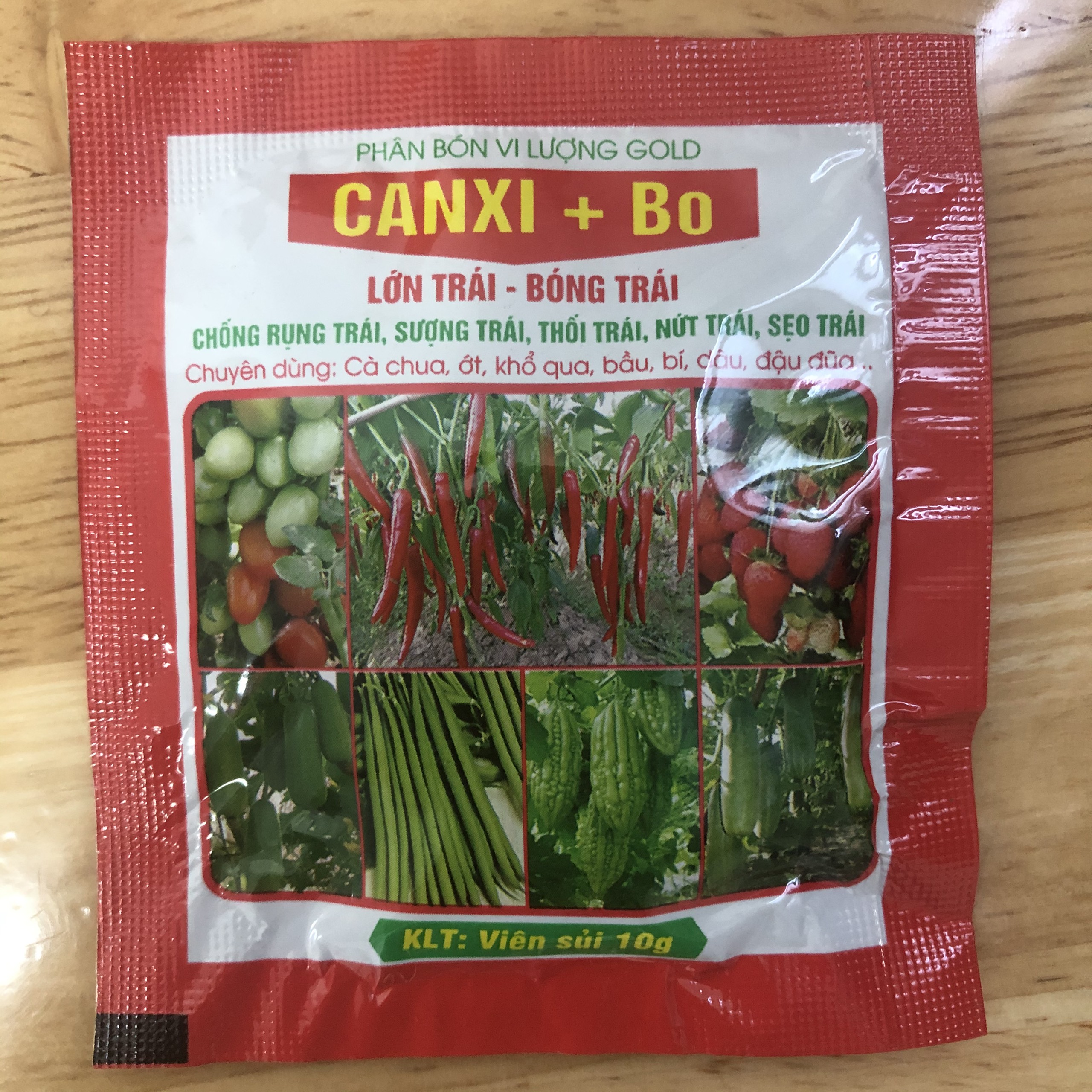 Canxi Bo viên 10g; Kích thích sinh trưởng; Phân bón siêu bo kẽm giúp Lớn trái, đẹp trái, dày vỏ, chống thối trái, héo trái, nổ trái và rụng trái non