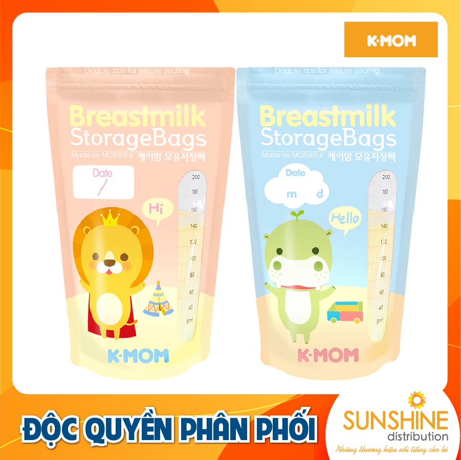 Túi trữ sữa k-mom hàn quốc
