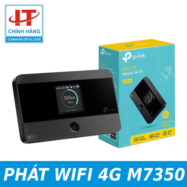 Phát wifi 4g tp-link m7350, wifi di động 4g lte, bảo hành 24 tháng, 1 đổi 1