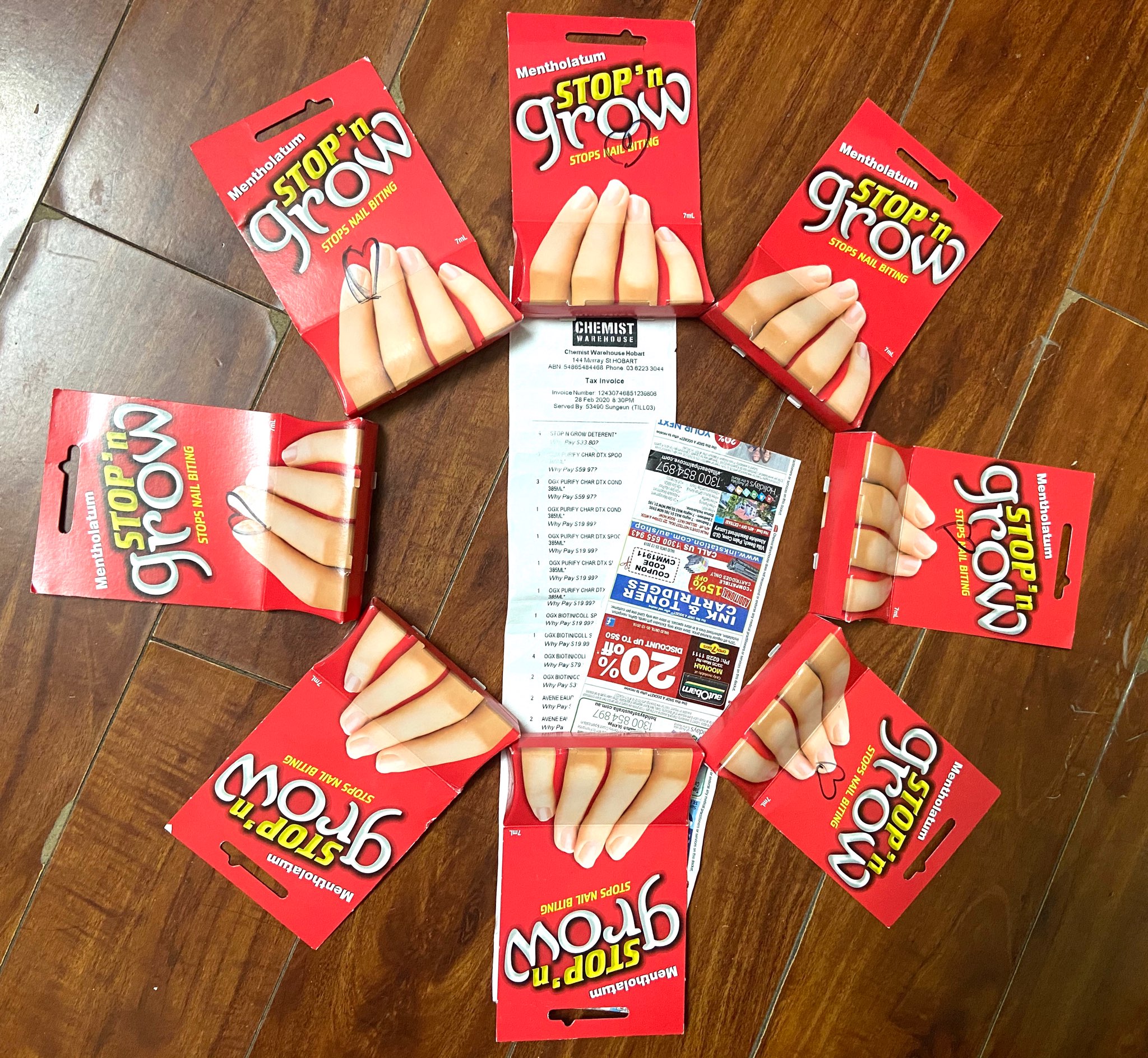 [Hàng Úc] Dung dịch bôi cai cắn móng tay, ngậm tay, mút tay Stop'n Grow Úc