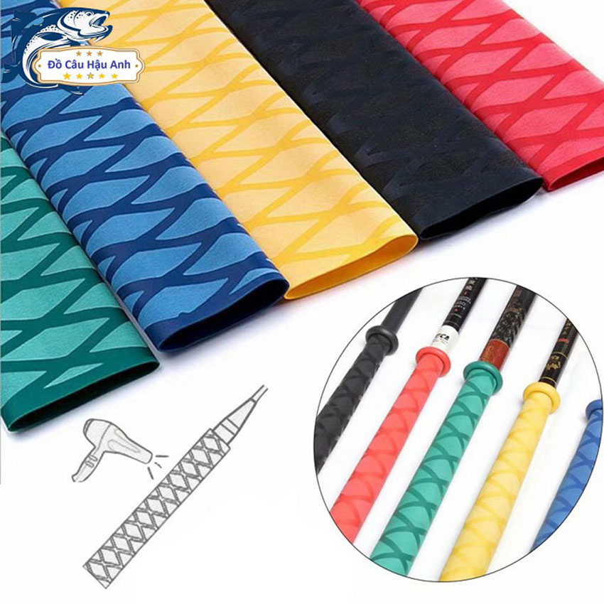 Màng co nhiệt cuốn cán cần câu cá dụng cụ thể thao PK16 Hậu Anh FISHING màng co nhiệt cao su non chống trơn chống điện giật