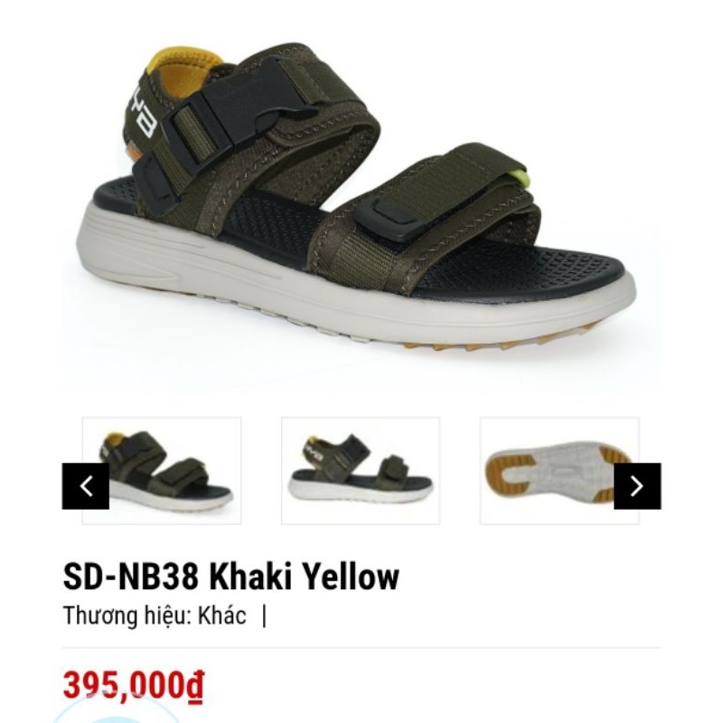 Giày sandal nam Vento Chính hãng NB38